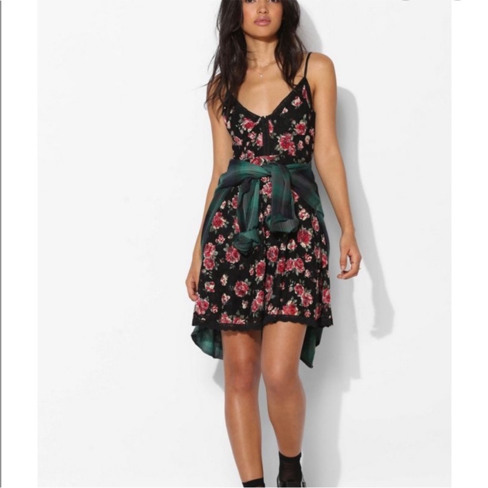 Betsey Johnson Vintage Urban Outfitters Floral Dress Small